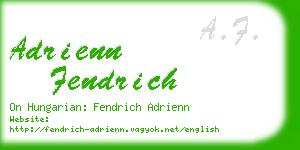 adrienn fendrich business card